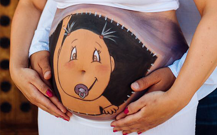Belly Paint embarazada